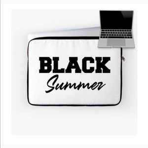 Black Summer laptop case